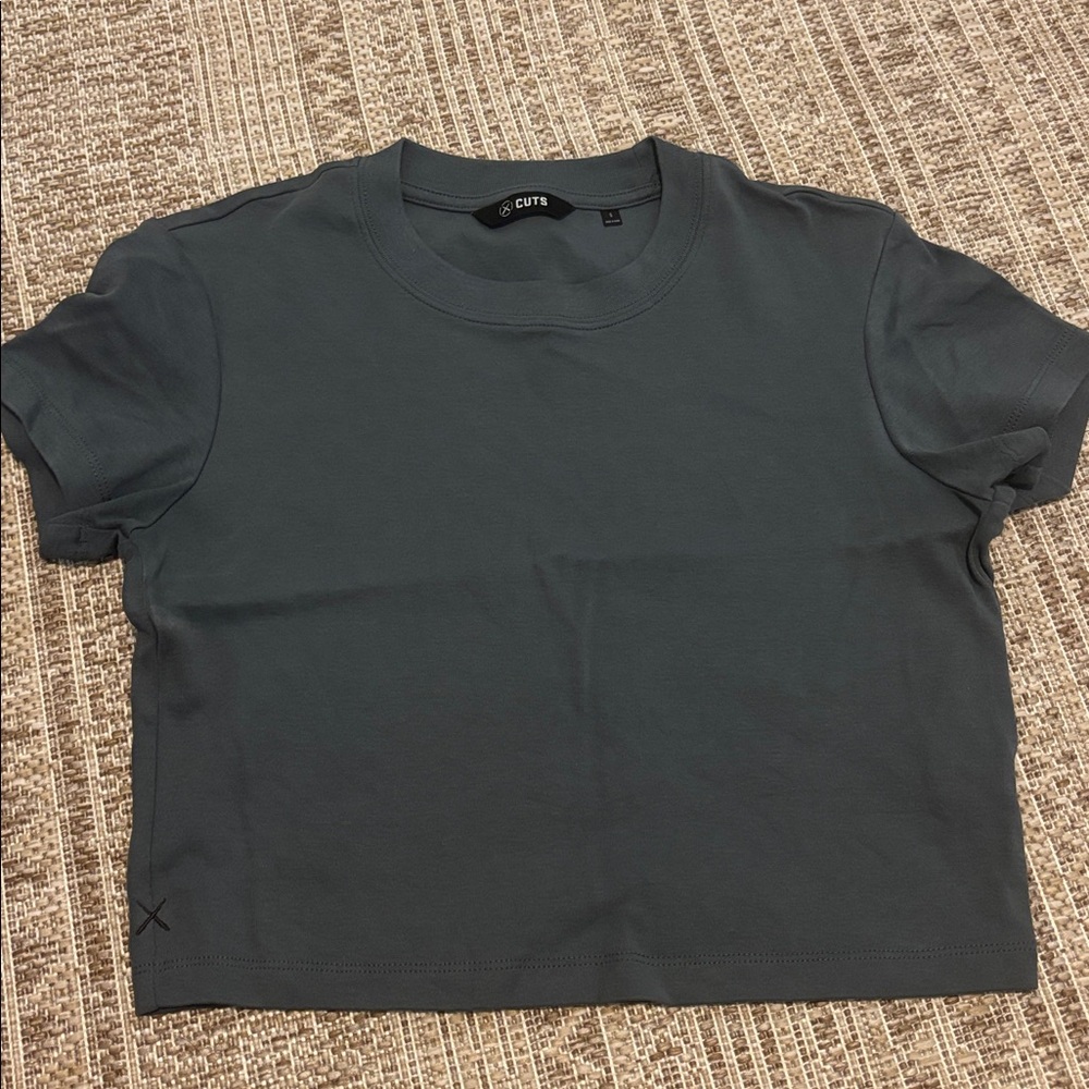 Cuts Clothing Dark Gray Short Sleeve Tee